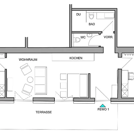ゲストハウス - Enzian バーワング